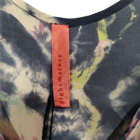 Eight Sixty Tie Dye Peplum Cami Tank Top Sz Small - Picture 3 of 12